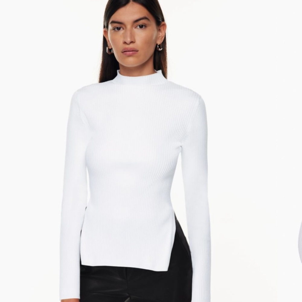 Babaton Sculpt Knit Tie-Back Longsleeve